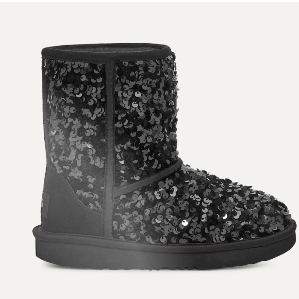 Kids' Classic Short Chunky Sequin Boot